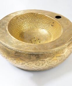 Handcrafted Engraved Oval Vessel Sink