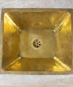 Handcrafted Undermount Hammered Brass Sink