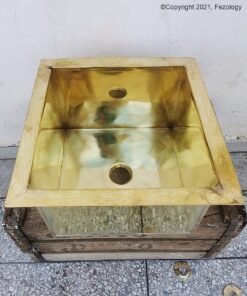 CUSTOMIZABLE Brass Kitchen Sink - Handmade Farm Kitchen Sink Kitchen Interior - Smooth Finish Brass Sink - Undermount Bar Kitchen Sink Gift