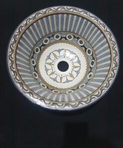 Moroccan ceramic sink wash basin