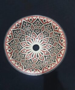 Moroccan ceramic sink wash basin