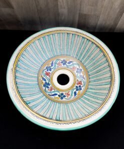 Moroccan ceramic sink wash basin