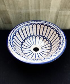 Moroccan ceramic sink wash basin
