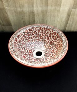 Moroccan ceramic sink wash basin