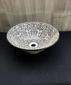 Moroccan ceramic sink wash basin