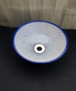 Moroccan ceramic sink wash basin