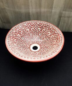 Moroccan ceramic sink wash basin