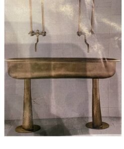 Custom Made Handmade Brass Sink - Smooth finish