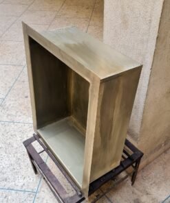 Unlacquered Handmade Moroccan Brass Kitchen Sink With Customizable Sizes