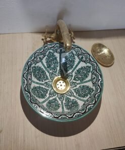 Artisan-Crafted Moroccan Ceramic Sink: Elevate Your Search with Handmade
