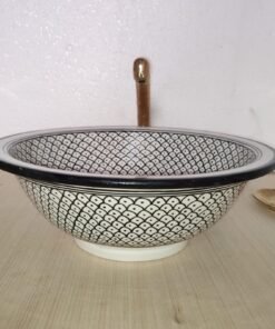 Artisan-Crafted Moroccan Ceramic Sink: Elevate Your Search with Handmade