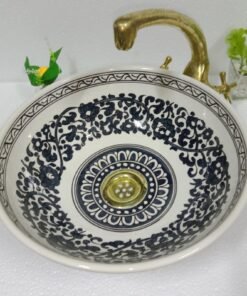 Artisan-Crafted Moroccan Ceramic Sink: Elevate Your Search with Handmade