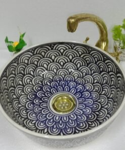 Artisan-Crafted Moroccan Ceramic Sink: Elevate Your Search with Handmade