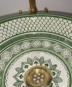 Artisan-Crafted Moroccan Ceramic Sink: Elevate Your Search with Handmade