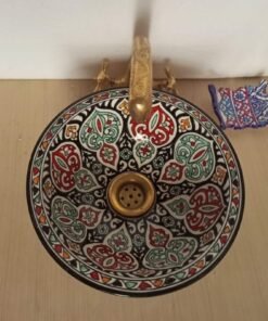 Artisan-Crafted Moroccan Ceramic Sink: Elevate Your Search with Handmade
