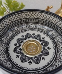 Artisan Elegance: Hand-Painted Luxury Ceramic Bathroom Sink