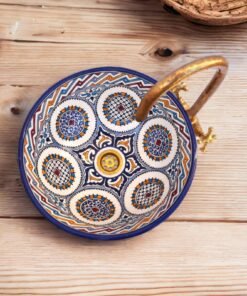 Handcrafted Moroccan Vessel Sink: A Stylish Mid-Century Modern Addition to Your Bathroom