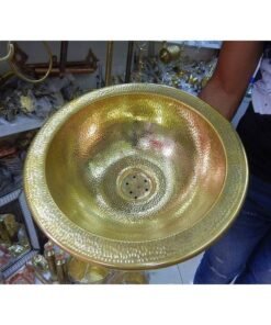 Moroccan Round Bathroom Sink 40 cm 15,7 inches Diameter